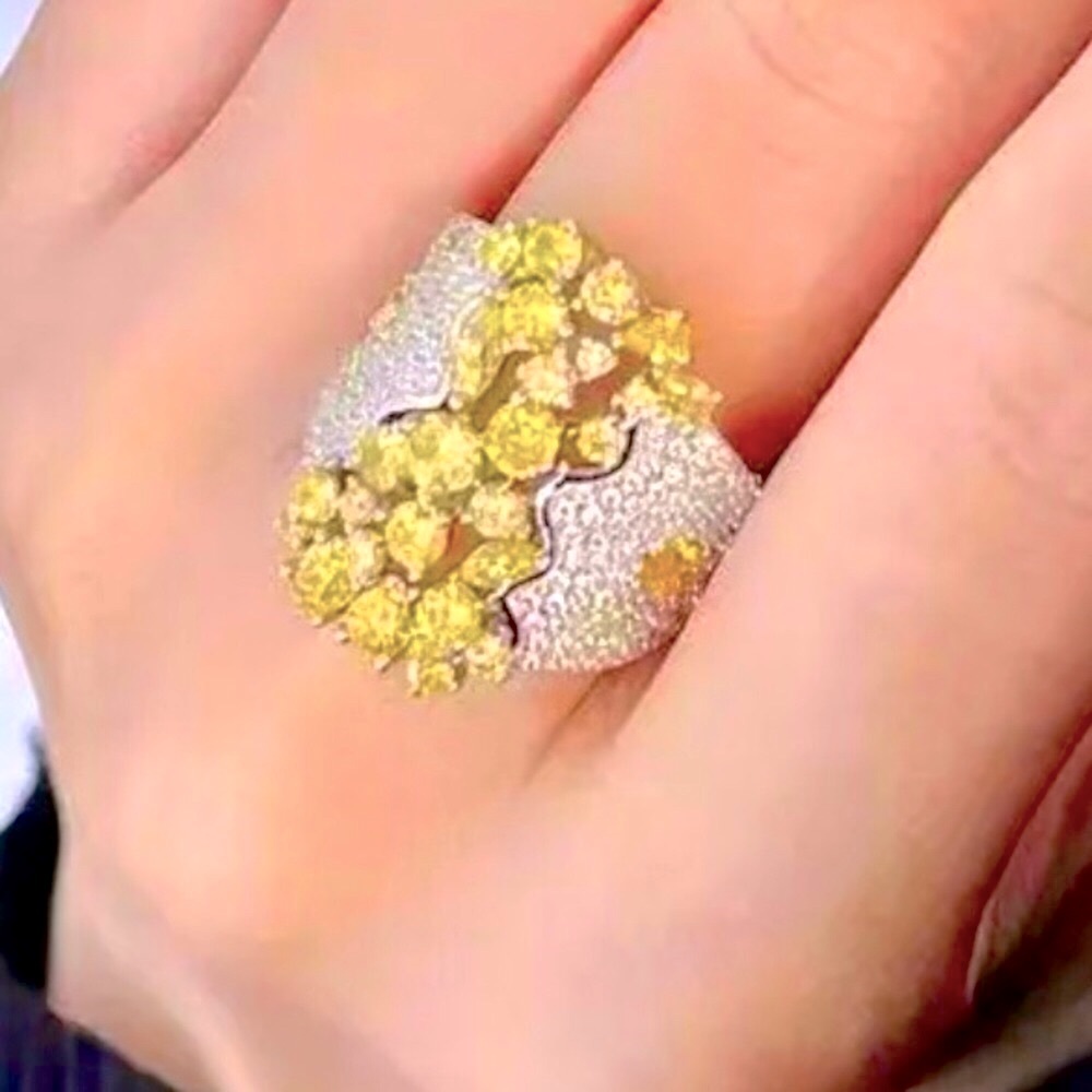 ✨✨Citrine Bouquet Ring✨Adjustable✨✨
